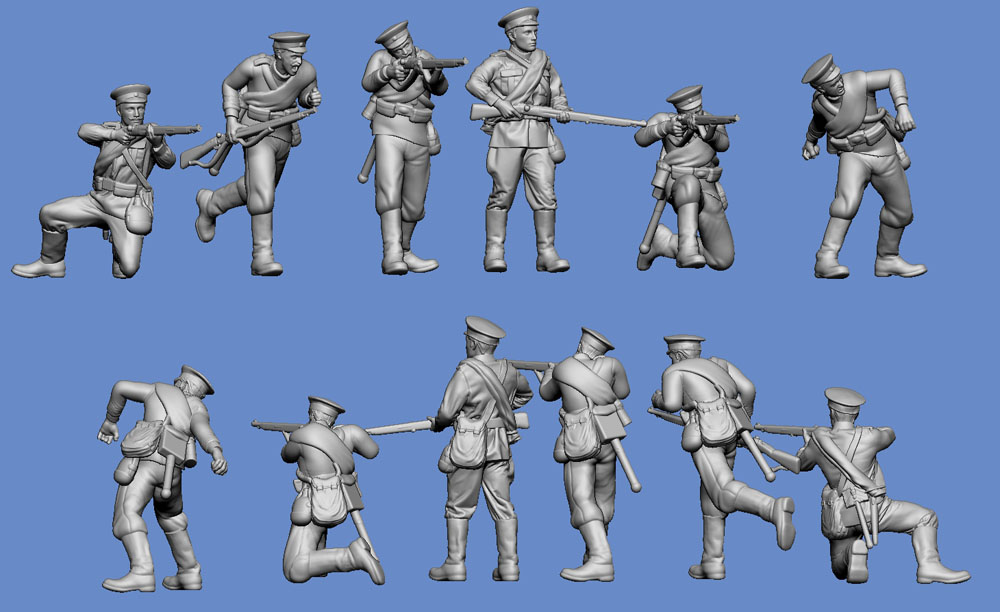 WW1 Russian infantry - fighting - Click Image to Close