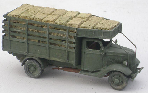 Dutch Ford V8 1936 hay transport - Click Image to Close