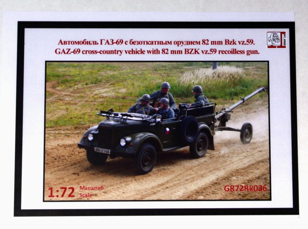 GAZ-69 & 82mm BZK vz.59