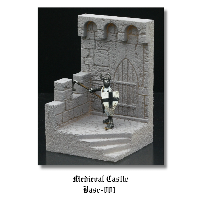 Medieval castle base (40x40mm)