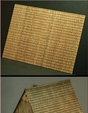 Wooden shingles panel - Click Image to Close
