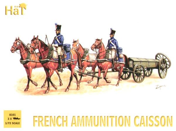 HAT 1/72-8105 Napoleonic French 6 Horse Limber Team x 3 Box out of catalog 