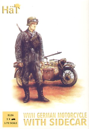 WWII German Motorcycle Reconnaissance