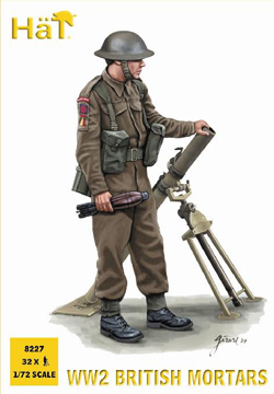 WWII British Mortar Team