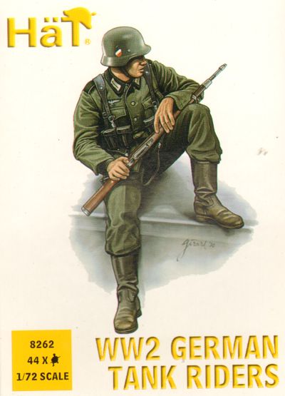 WWII German Infantry tank riders