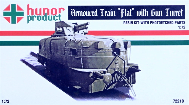 VIII. Armoured Train FLAT with Gun Turret