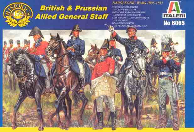 British & Prussian Allied General Staff