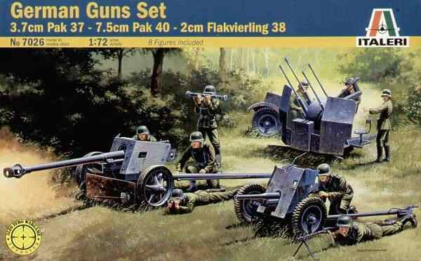 German guns: Pak 35 / Pak 40 / Flakvierling