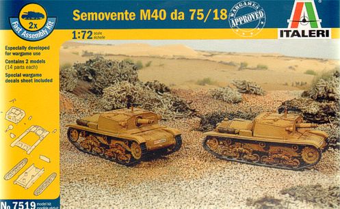 Semovente M40 DA 75/18 (2 kits)