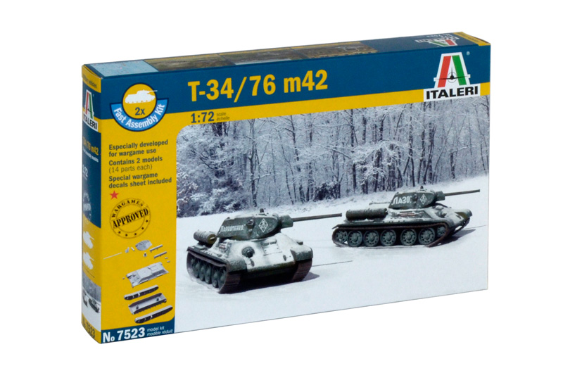 T-34/76 model 1942 (2 kits)