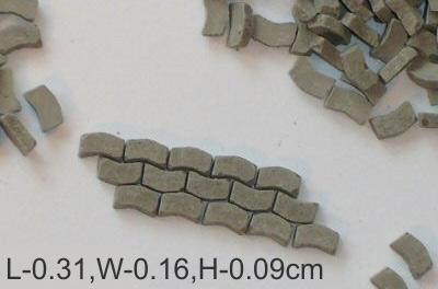Paving-stones type V - dark grey (5000pcs)