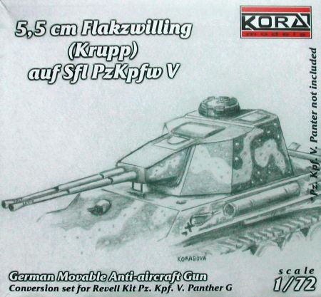 5,5cm Flakzwilling Krupp for Panther