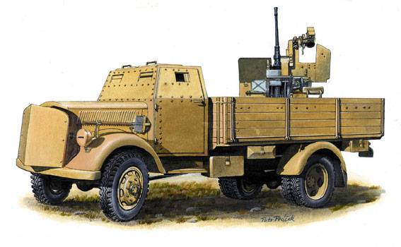 Opel Blitz armoured with Flak 38 larger image