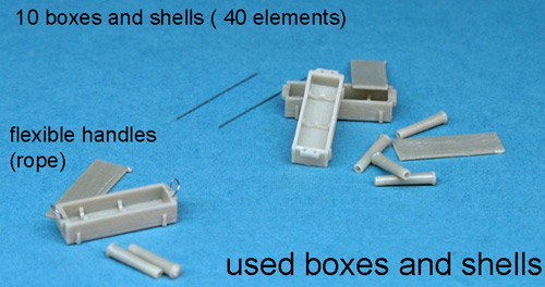 Wooden boxes for 90 mm Ansaldo cartridges - open empty - Click Image to Close