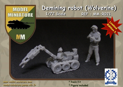 Demining robot (Wolverine)