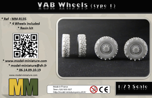 VAB Wheels - type 1 (HEL/MM)