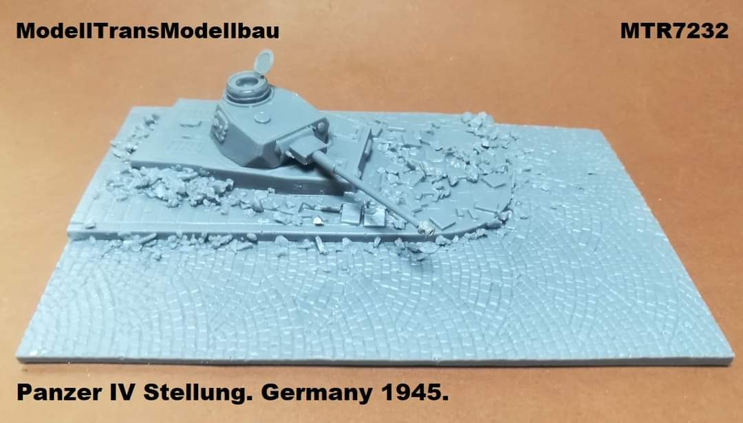 Panzer IV stellung - Germany 1945 - Click Image to Close