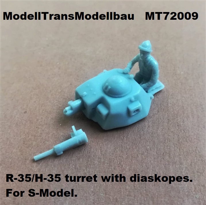 R-35 / H-35 turret with diaskopes (SMOD) - Click Image to Close