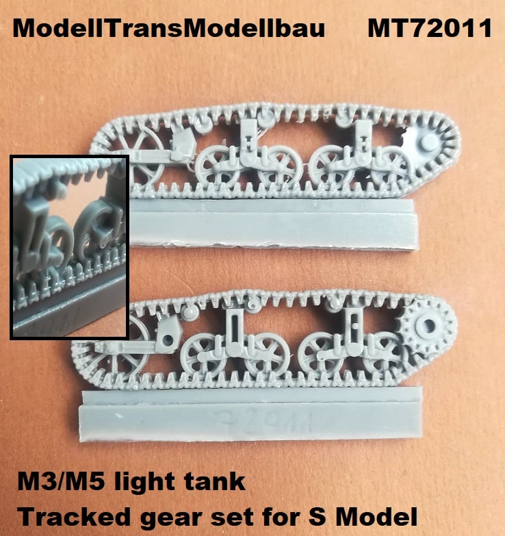 M3/M5 Stuart tracked gear (SMOD) - Click Image to Close
