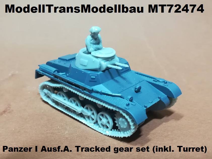 Pz.Kpfw.I Ausf.A - turret & tracked gear (FTW)