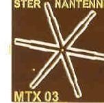 German Star antenae (3 pcs)