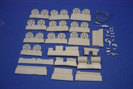 Wheels and accessories for T34/85 M1969