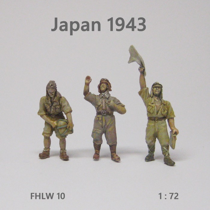 WW2 Japanese pilot & groundcrew