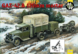 Gaz-42 & 120mm mortar