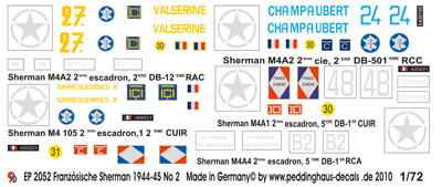 French Shermans 1944-45 - set 2