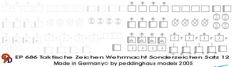 Tactic Signs Wehrmacht - Company