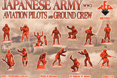 Japanese Army Pilots & Ground Crew (WW2)