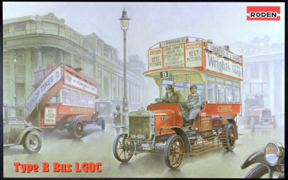LGOC B-type double-decker bus (1914) - Click Image to Close
