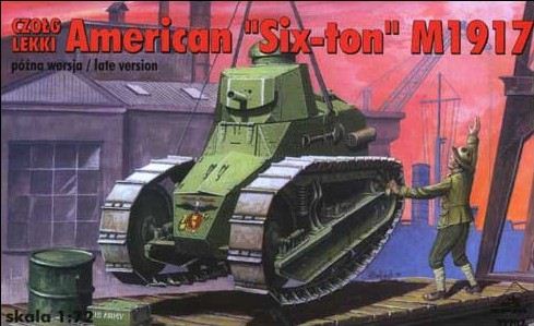 American six-ton tank M1917 late