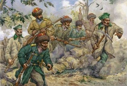Crimean War Russian cossack infantry + sailors