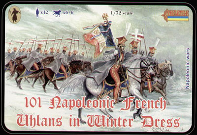 French Uhlans in winter uniform