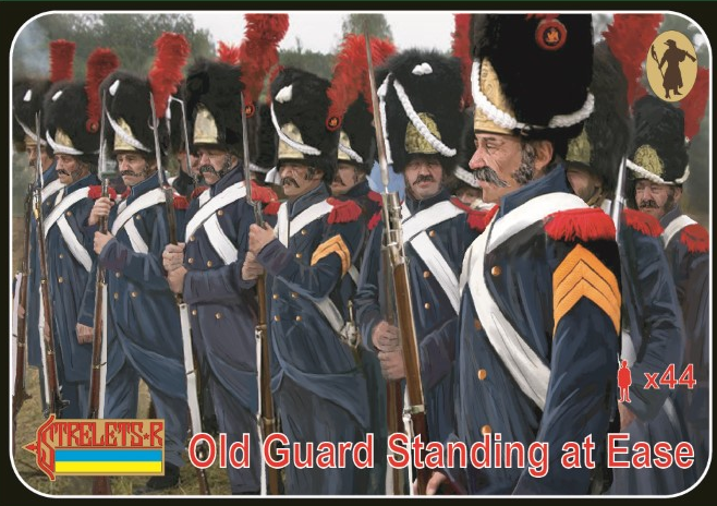Napoleonic Old Guard Standing at Ease