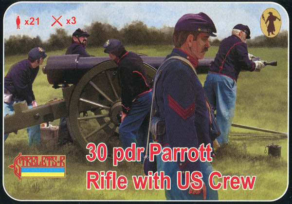 ACW 30pdr Parrott rifle with US crew
