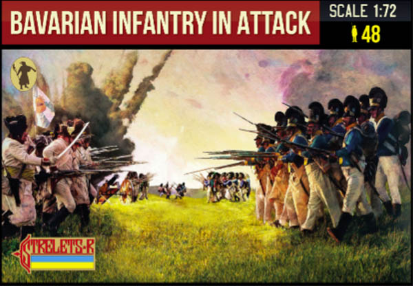 Napoleonic Bavarian Infantry in Attack