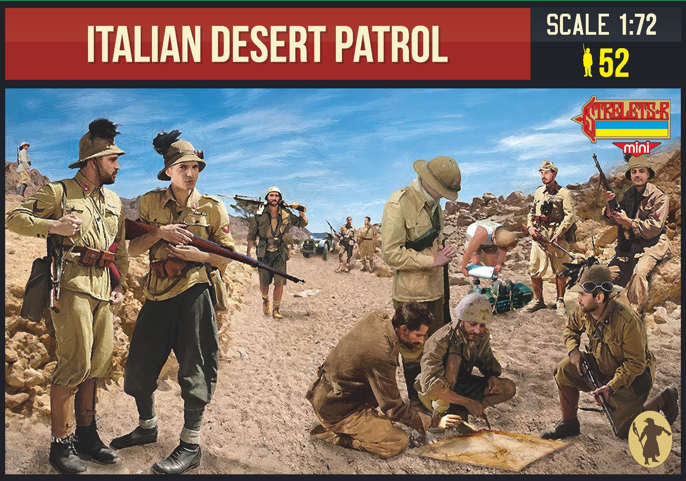 WW2 Italian Desert Patrol - Click Image to Close