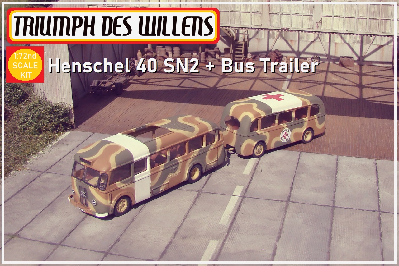 Henschel 40SN2 Omnibus with trailer