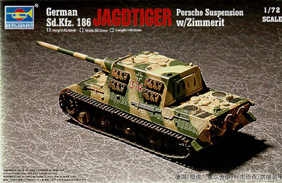 Jagdtiger Sd.Kfz.186 (Porschel) with zimmerit
