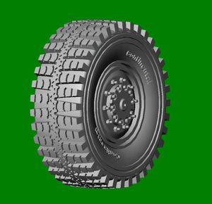 MAN 6x6 wheels "Continental" tyre (REV) - Click Image to Close