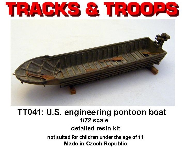 U.S. engineering pontoon boat