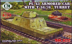 PL-43 armored car with T-34/76 turret