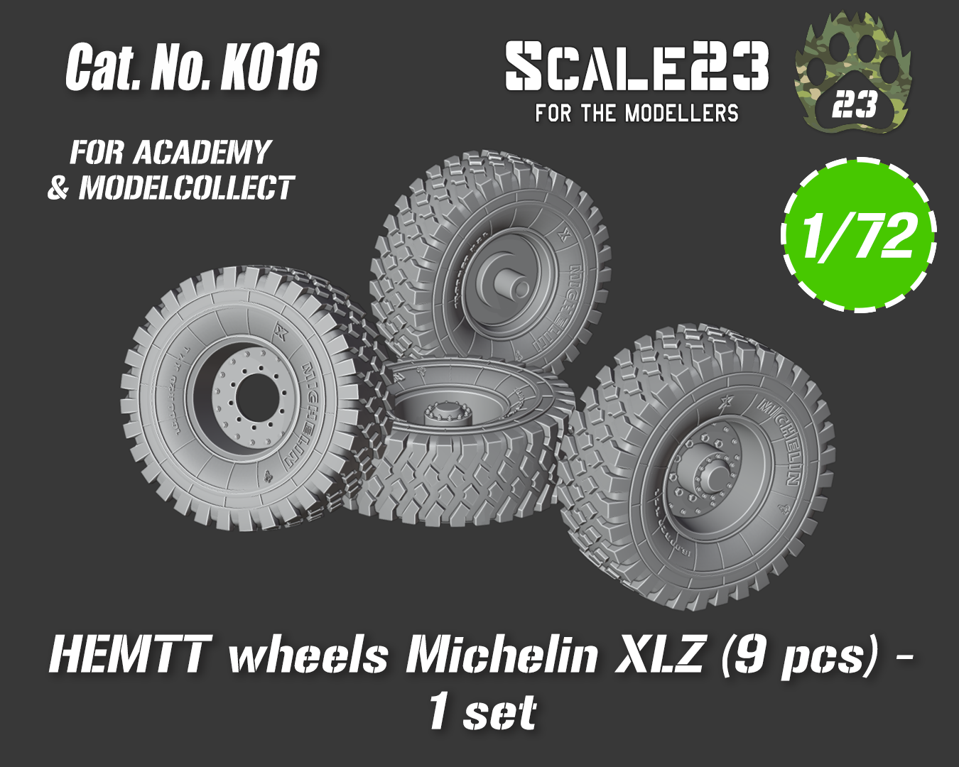 HEMTT wheels Michelin XLZ (ACAD/MC)