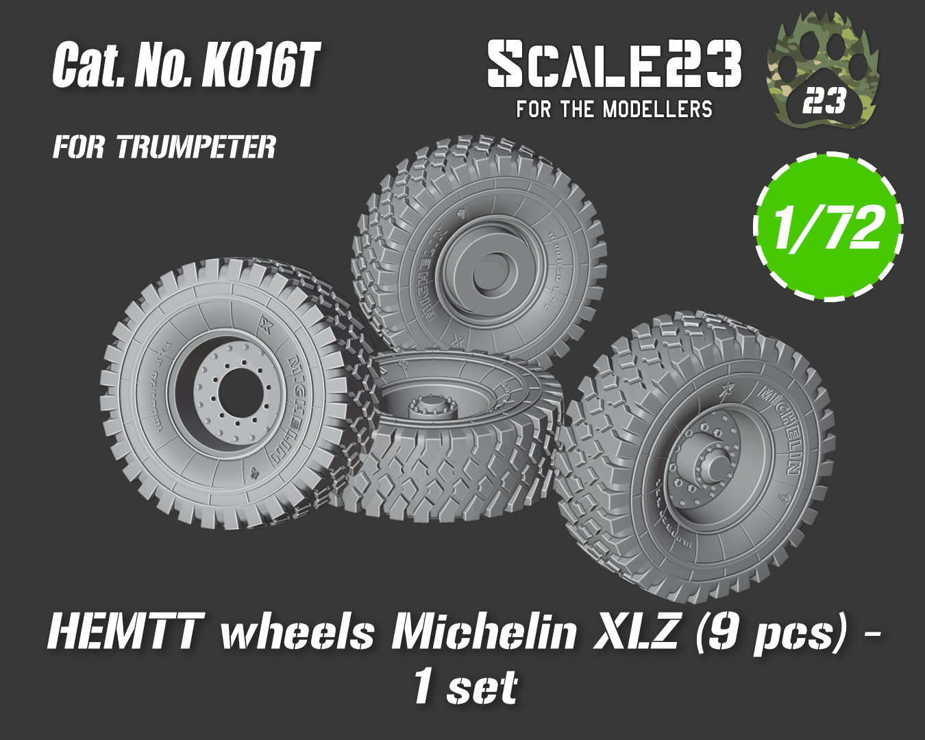 HEMTT wheels Michelin XLZ (ACAD/MC)