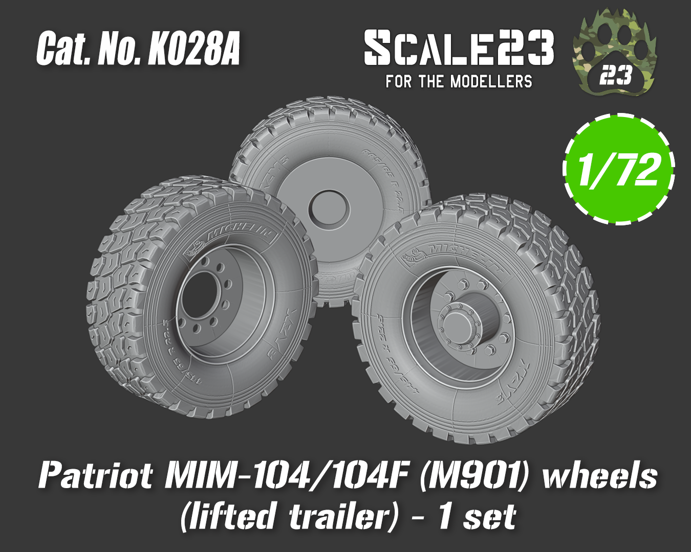 Patriot MIM-104/104F (M901) wheels - lift