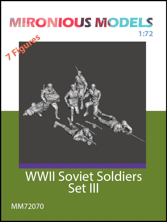 WW2 Soviet Soldiers - set 3