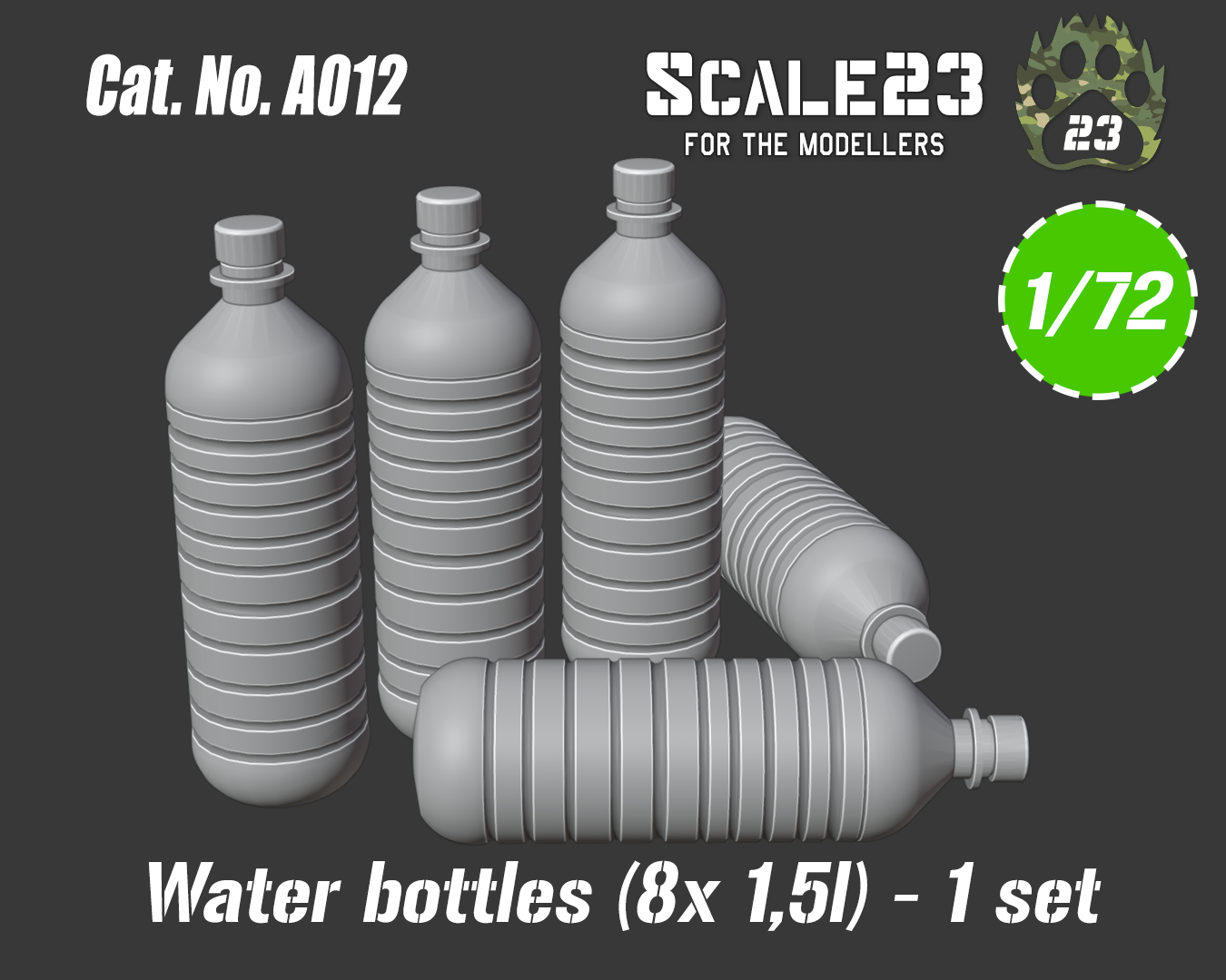 Water bottle 1,5l (8pc)