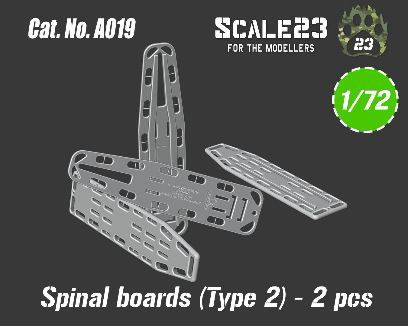 Spinal board - type 2 (2pc)